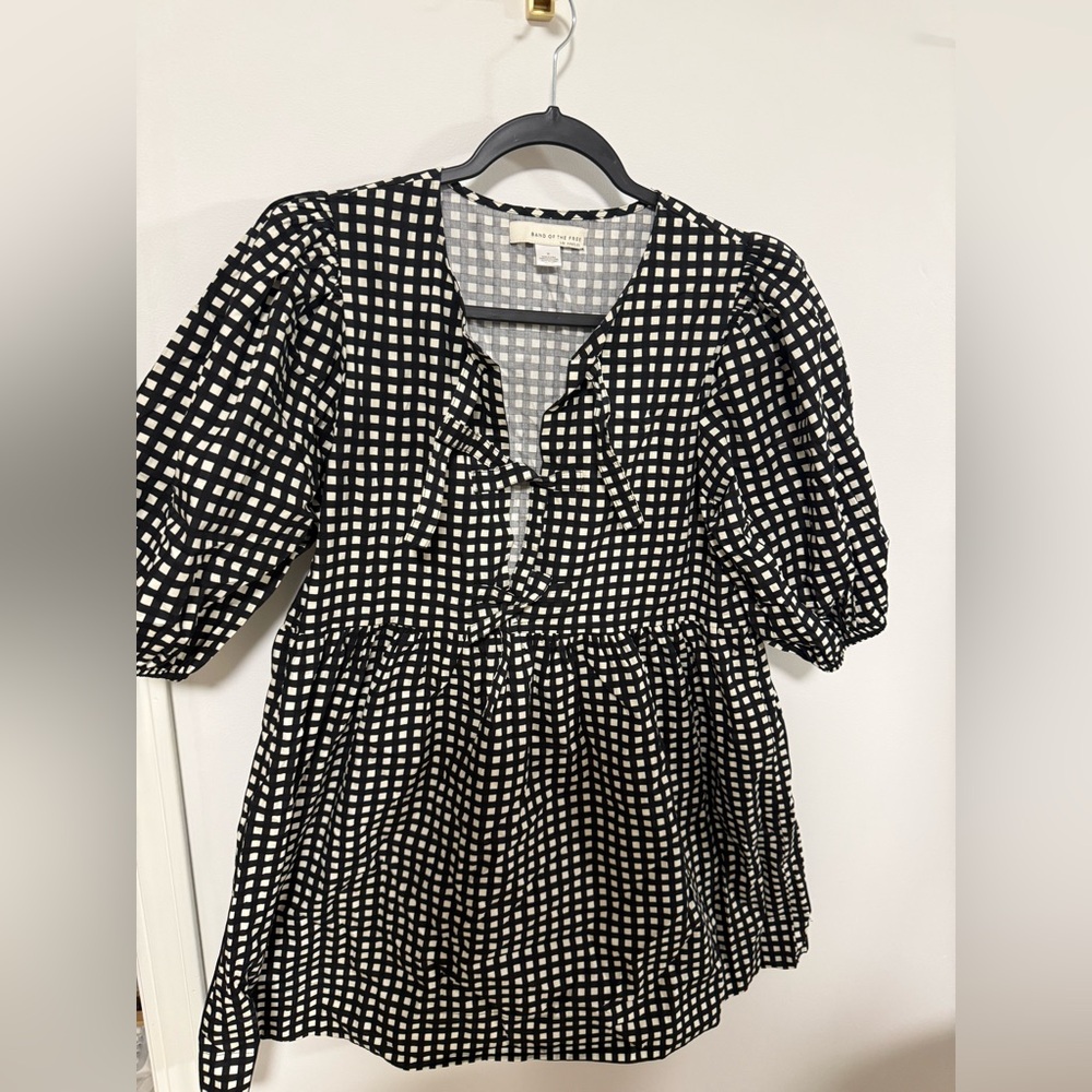 Black and White Checkered Dress